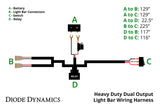 Diode Dynamics Heavy Duty Dual Output Harness