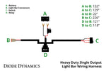 Diode Dynamics Heavy Duty Single Output Harness