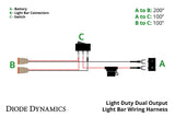 Diode Dynamics Light Duty Dual Output Harness