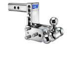 B&W 2.5 inch Tow and Stow Tri-Ball - Chrome