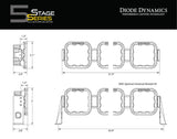 Diode Dynamics SS5 CrossLink 5-Pod LED Light Bar