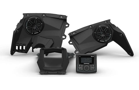 Rockford Fosgate Stage 1 Stereo and Speaker Kit - X3